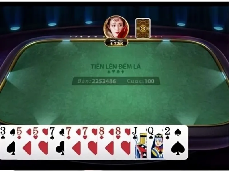 Diễn biến của ván bài Tiến Lên Đếm Lá Hit Club