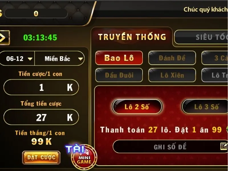 Lô đề mang đến cơ hội phát tài phát lộc tại cổng game Hit Club