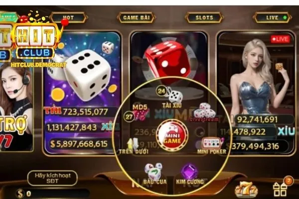 Trải nghiệm game Tài Xỉu online hấp dẫn tại Hit Club